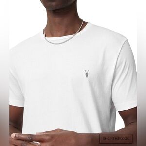 All Saints Tonic Crew Neck Slim Ramskull T-Shirt